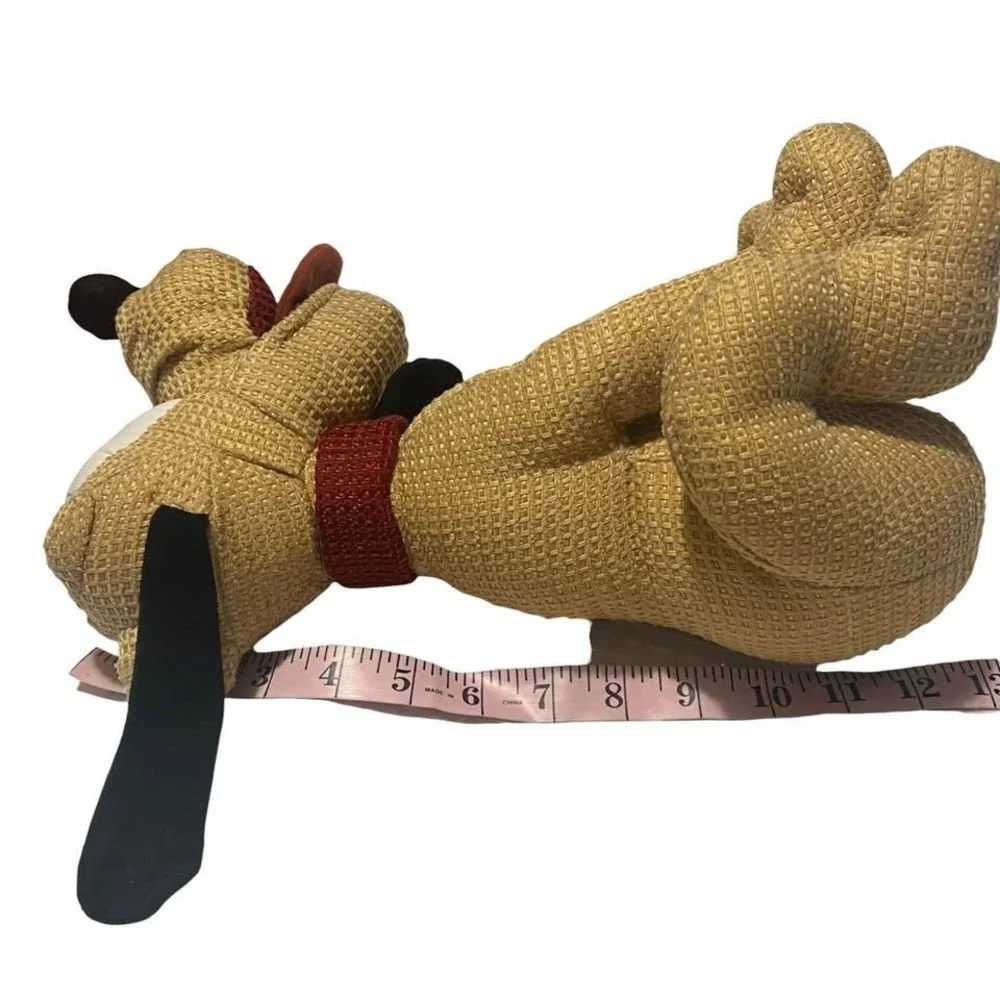 Disney Parks 80th Anniversary Pluto Limited Edition Plush Woven Fabric LE 571